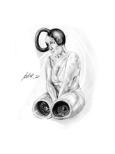 Load image into Gallery viewer, Jetlag - Bbk Original Art Fine Print