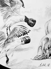 Load image into Gallery viewer, She Taught Us To Fly - Bbk Original Art Fine Print