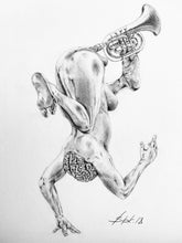 Load image into Gallery viewer, Marching Madness - Bbk Original Art Fine Print